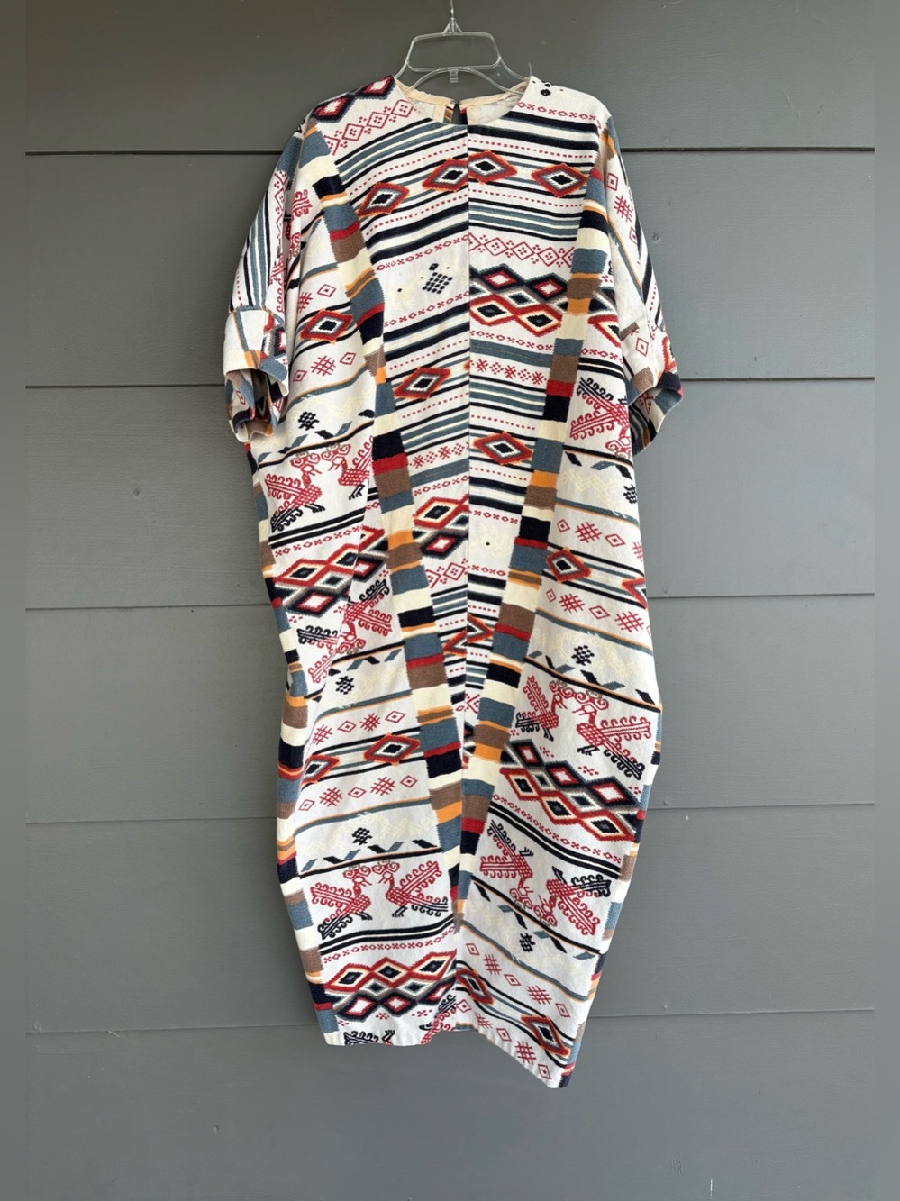 Vintage 1970’s Southwestern Canvas Kaftan